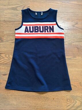 Scarlet and Gold Auburn Cheerleader Dress size 7 EUC